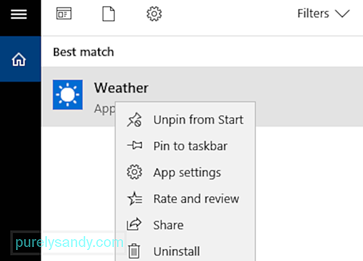 Microsoft weather